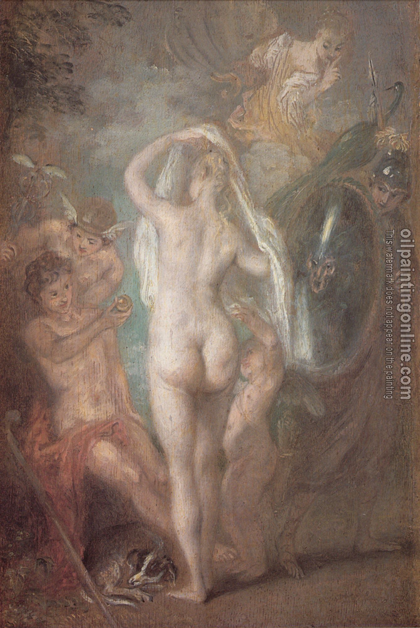 Watteau, Jean-Antoine - The Judgement of Paris